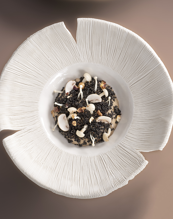 Champignon – terre (plat signature)