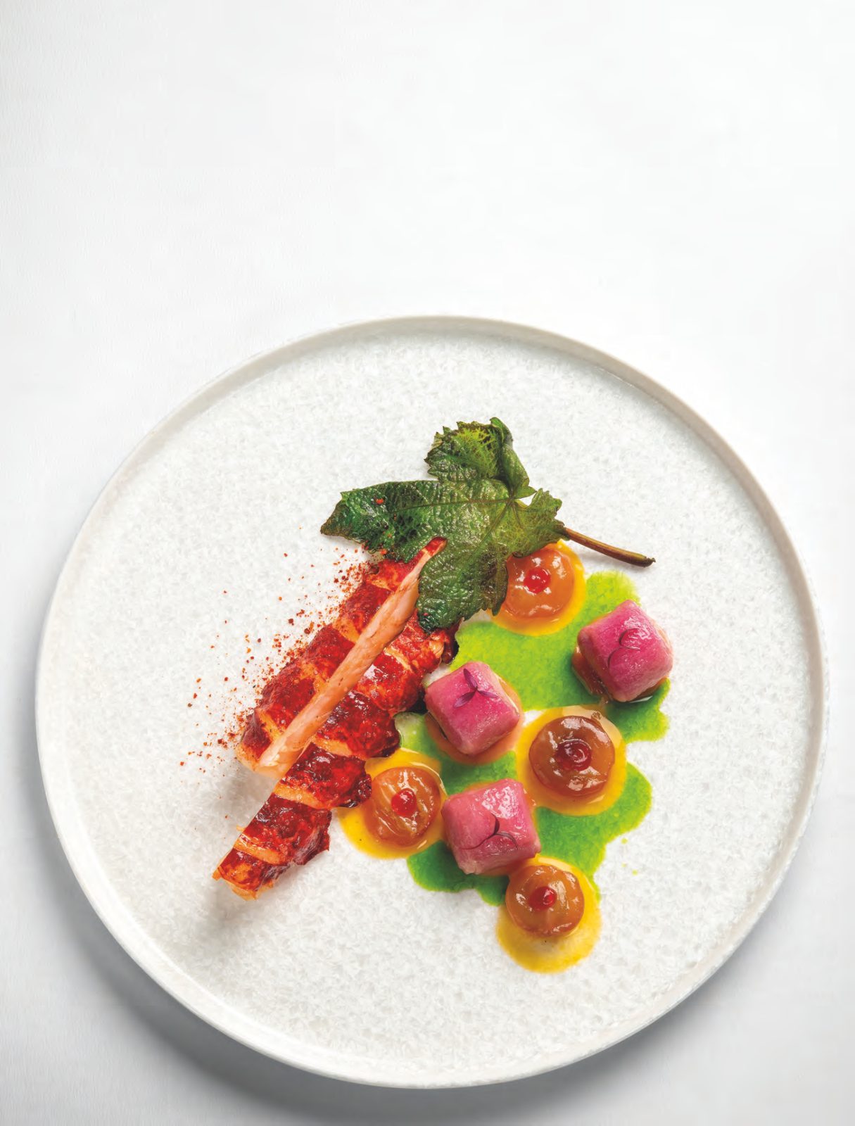 Homard sur le chemin des vignes