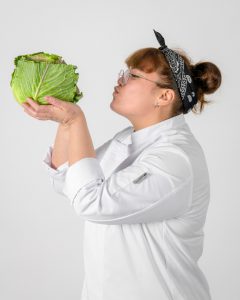 Bernadette de Rozario, première championne du monde de chou farci