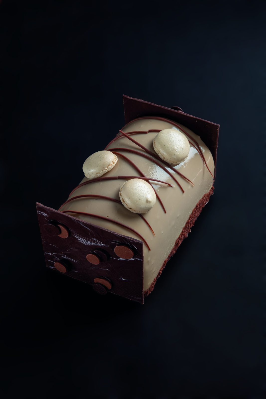 Bûche parfum cappuccino