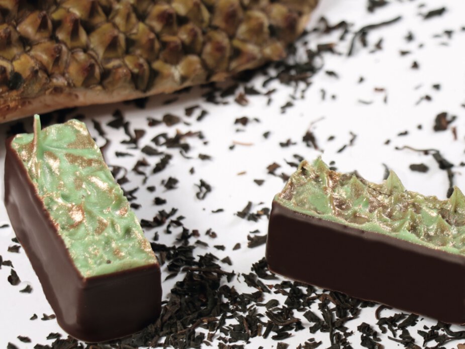 Le fruit du jacquier en bonbons de chocolat