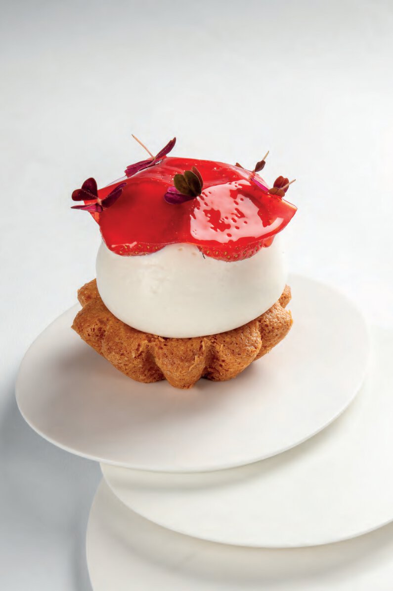 Charlotte fraises et lavande