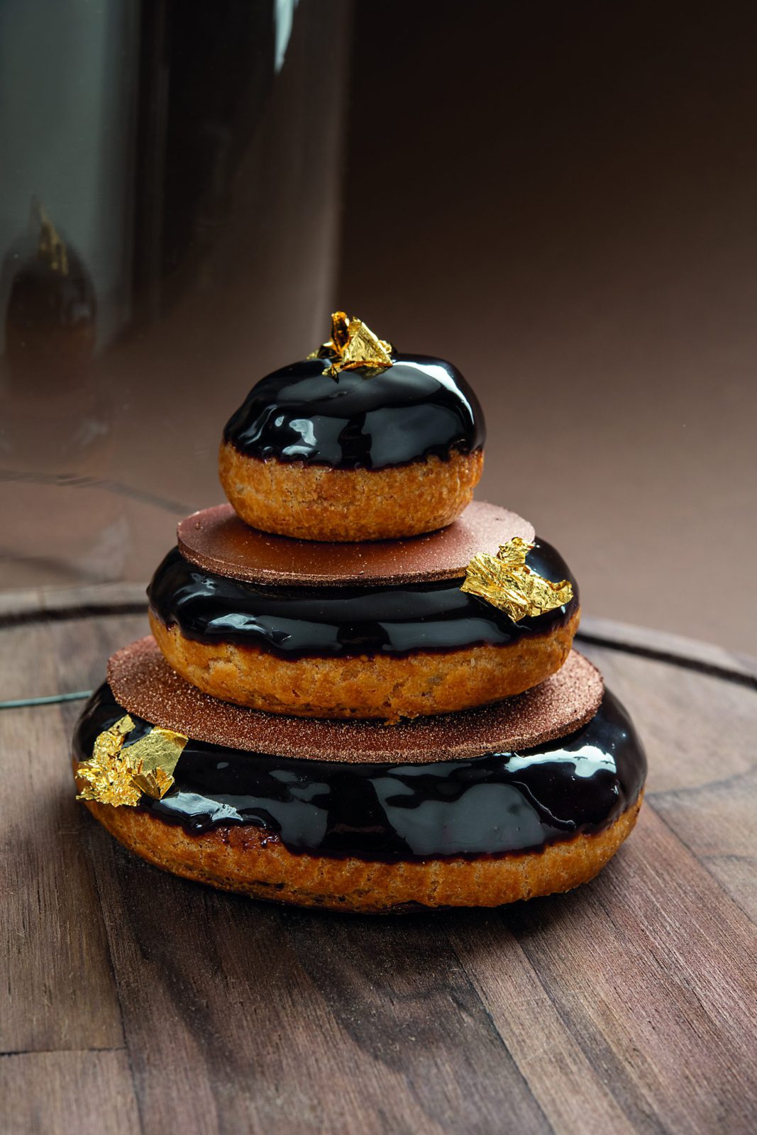 Religieuse chocolat praliné