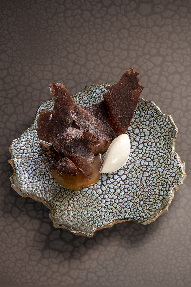 Association d’un chocolat tourbé et du mélilot de philippe guichard