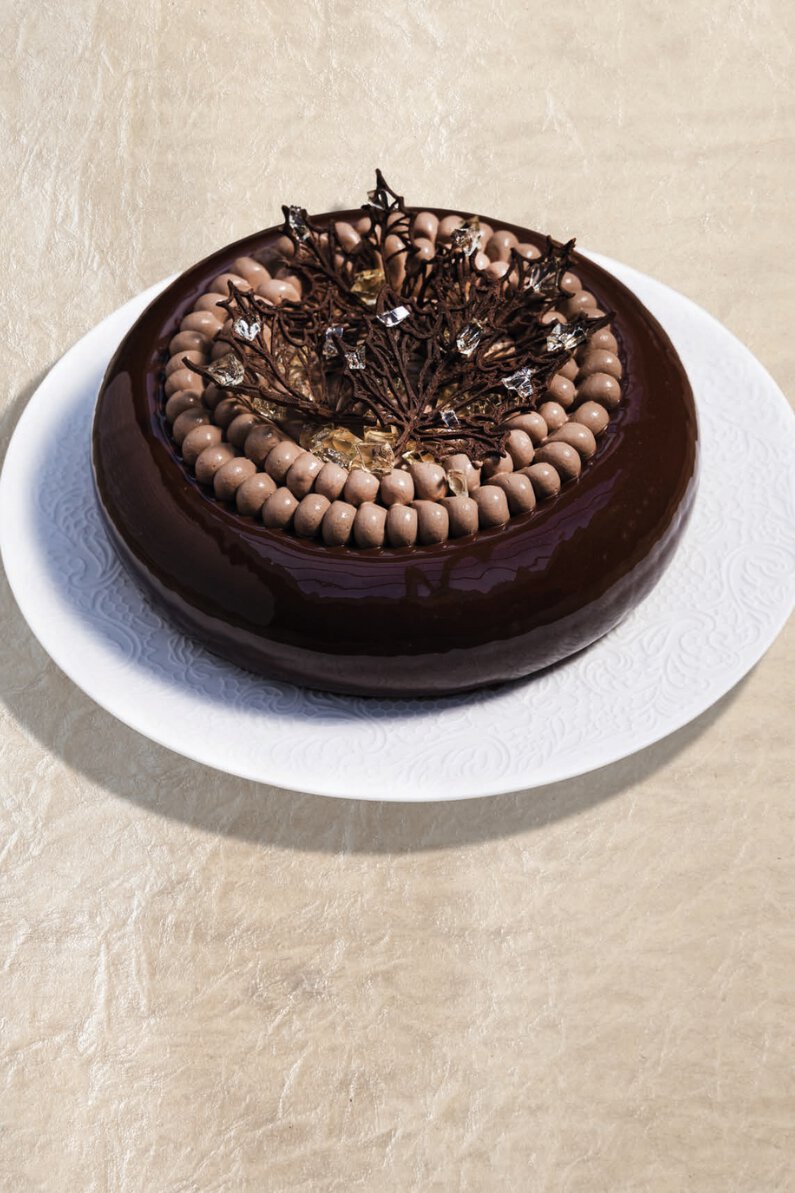 Entremets feuille d’automne (nouvelle recette 2023)