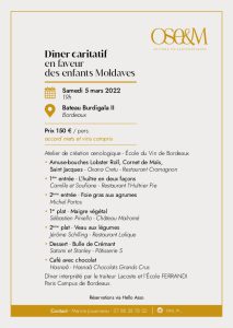 Un dîner caritatif en faveur des enfants moldaves