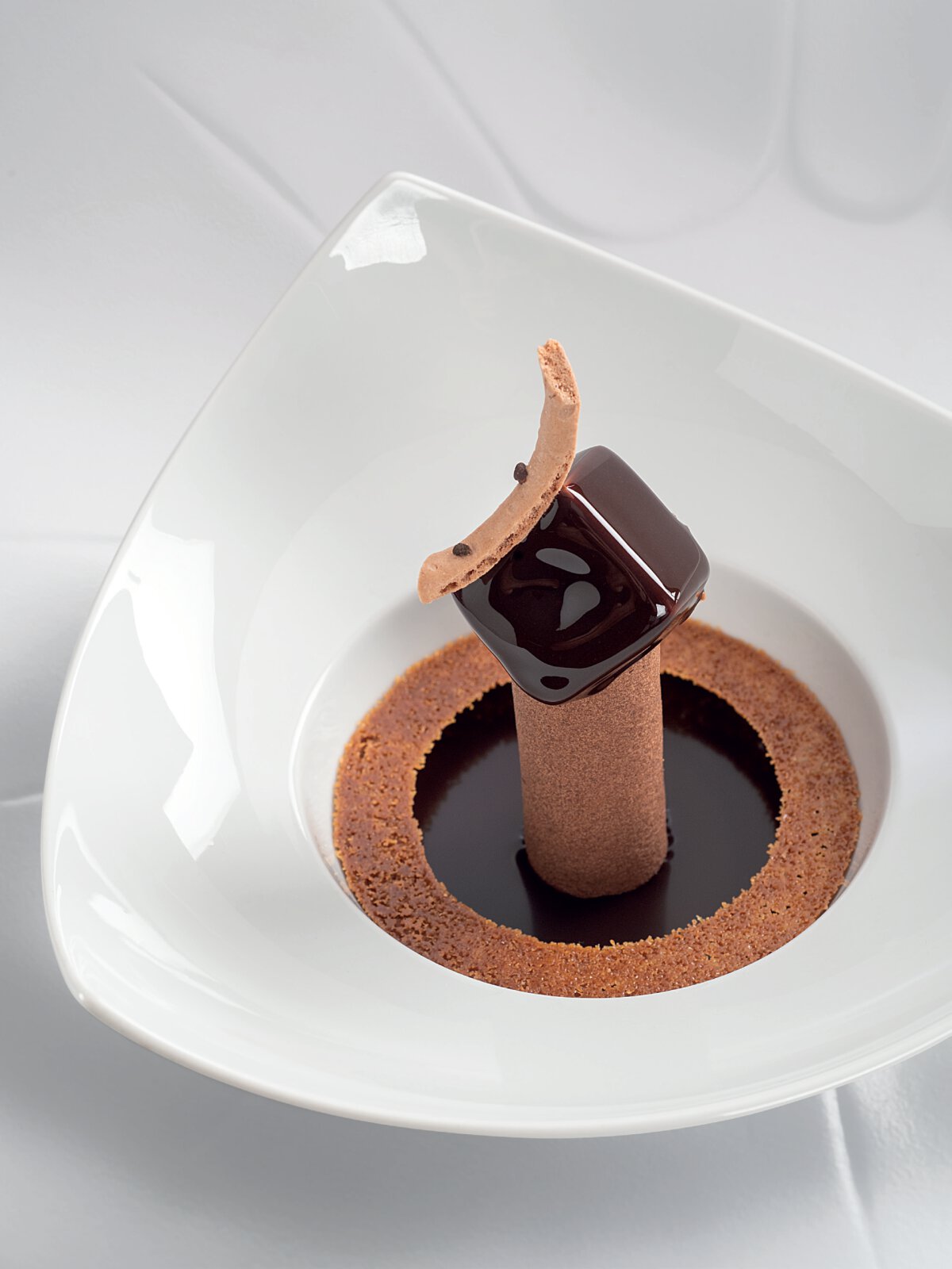 Dessert assiette chocolat