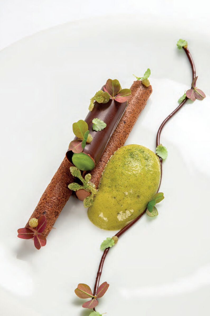 De la forêt des landes au fil du ciron, chocolat fortunato, fraîcheur herbacée et condiment boisé