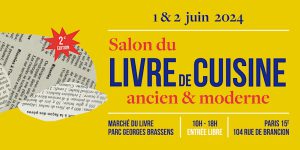 Salon du livre de cuisine ancien et moderne à Paris