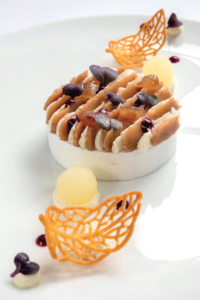 Le mont saint-cyr, marron, poire, cassis