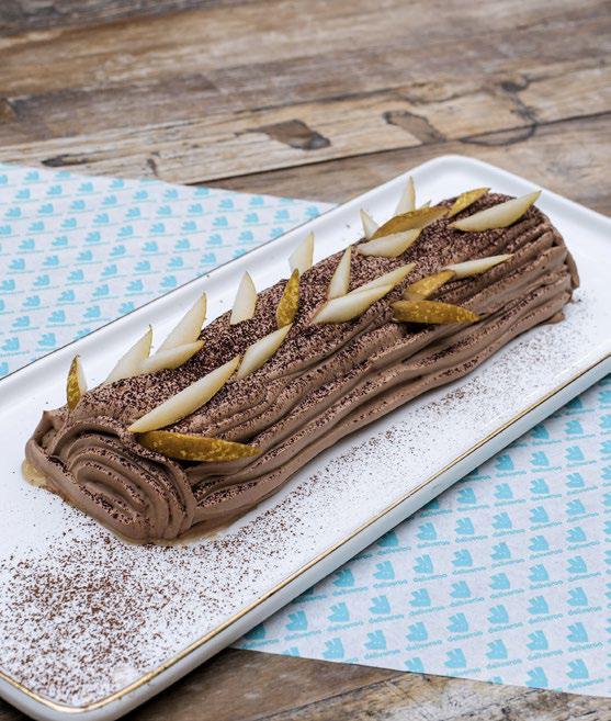 LA BÛCHE CHOCO-POIRE à petit prix