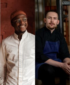 Deux anciens candidats de Top Chef cuisine à la table d’été de La Mère Germaine