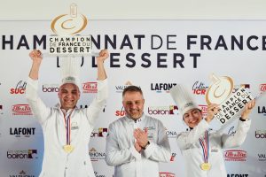 Cédric Barrère et Margot Moura vainqueurs du 49e Championnat de France du dessert