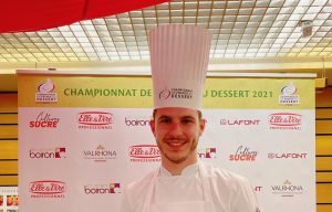 Pierre-Jean Quinonero, finaliste professionnel du Championnat de France du Dessert 2021