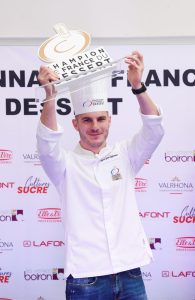 Pierre-Jean Quinonero, nouveau champion de France de dessert