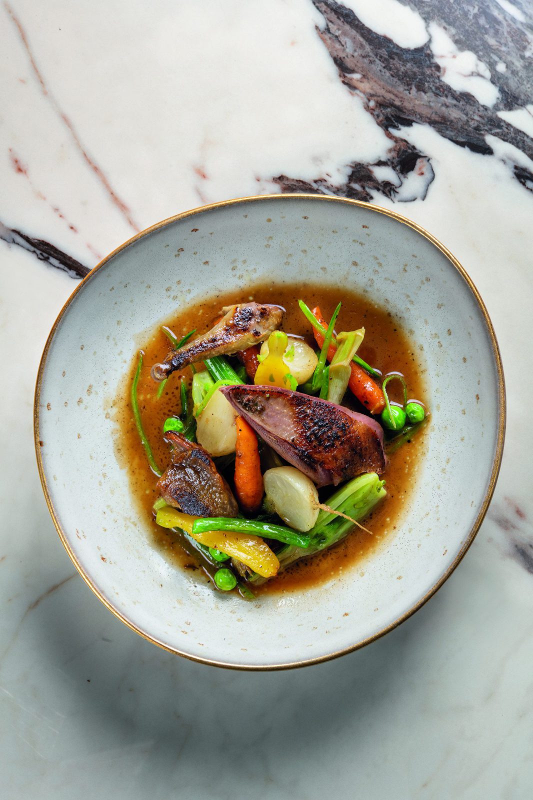 Le pigeon façon navarin