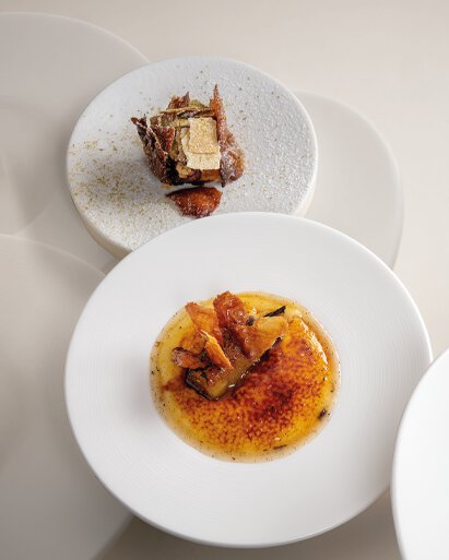 Pomme en l’air, gavotte, confiture de myrtilles sauvages