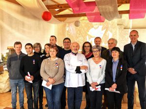 Dix employés de la chocolaterie Yves Thuriès décorés de la Médaille du travail