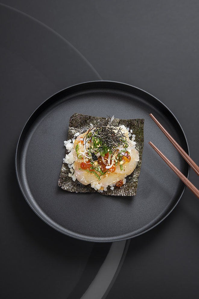 Chirashi sushi de daurade