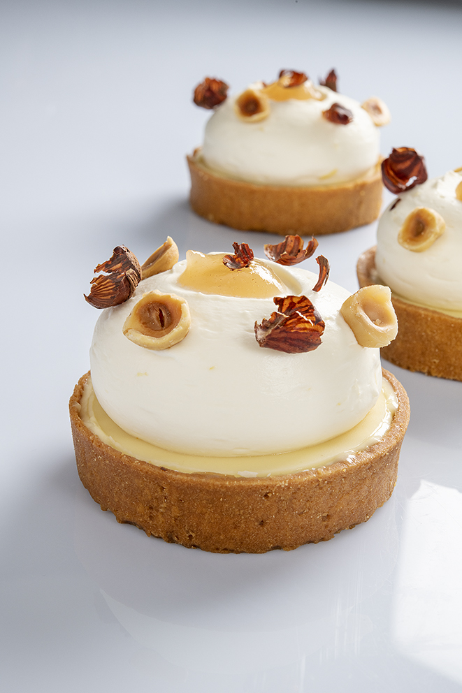 Tarte citron noisette