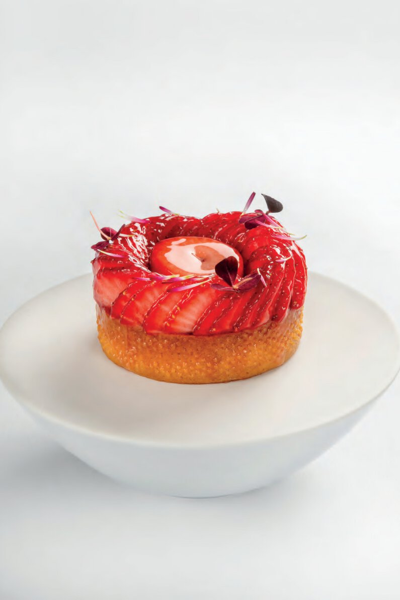 Tarte fraise tagète