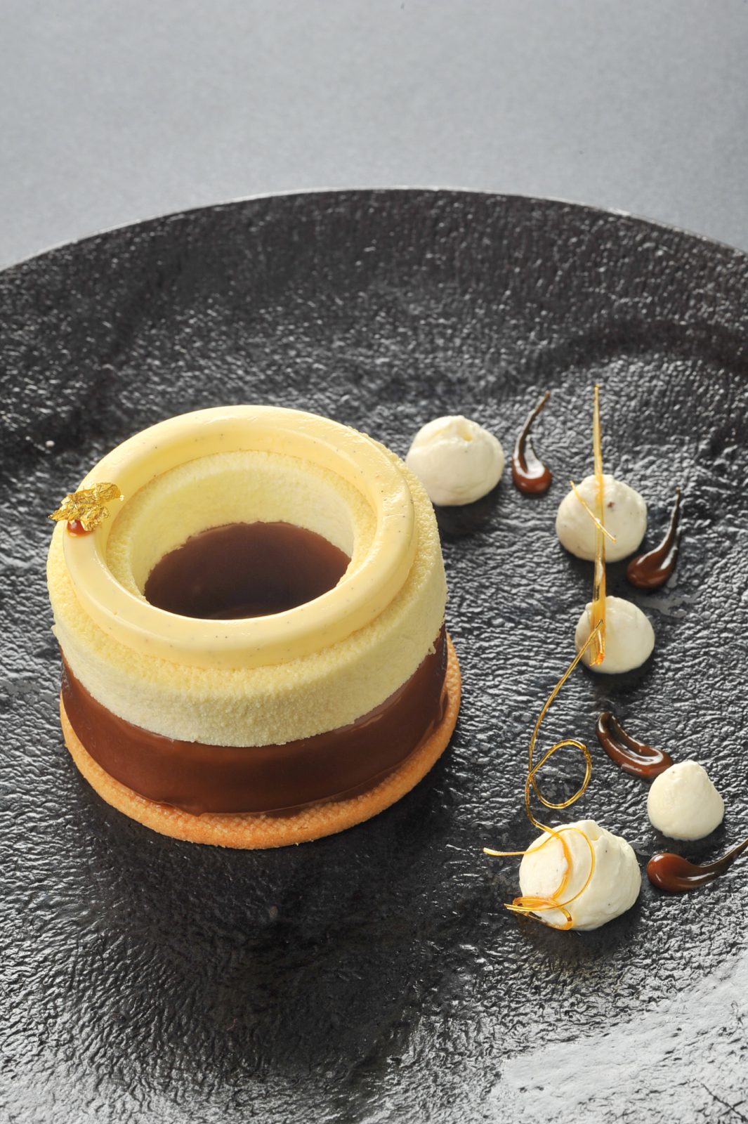 Donut vanille caramel