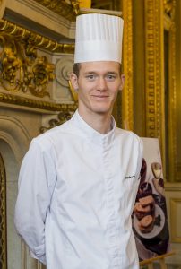 Amandin Colvray, lauréat du Challenge foie gras des jeunes créateurs culinaires