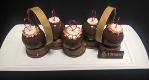 Gourmandise, première bûche du chef Fabrice Didier