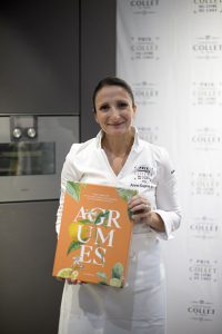 5e dîner de la 6e édition du Prix Champagne Collet du Livre de chef : Anne-Sophie Pic présente son livre Agrumes