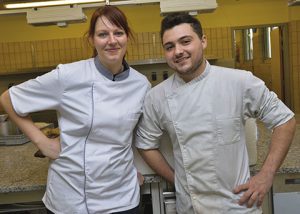 Fanny Le Duff et Quentin Parisot, équipe de France juniors de la pâtisserie