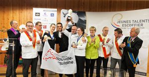 Léontine Chandaras et Johanna Fillang, lauréates de la finale nationale du concours Jeunes Talents Escoffier