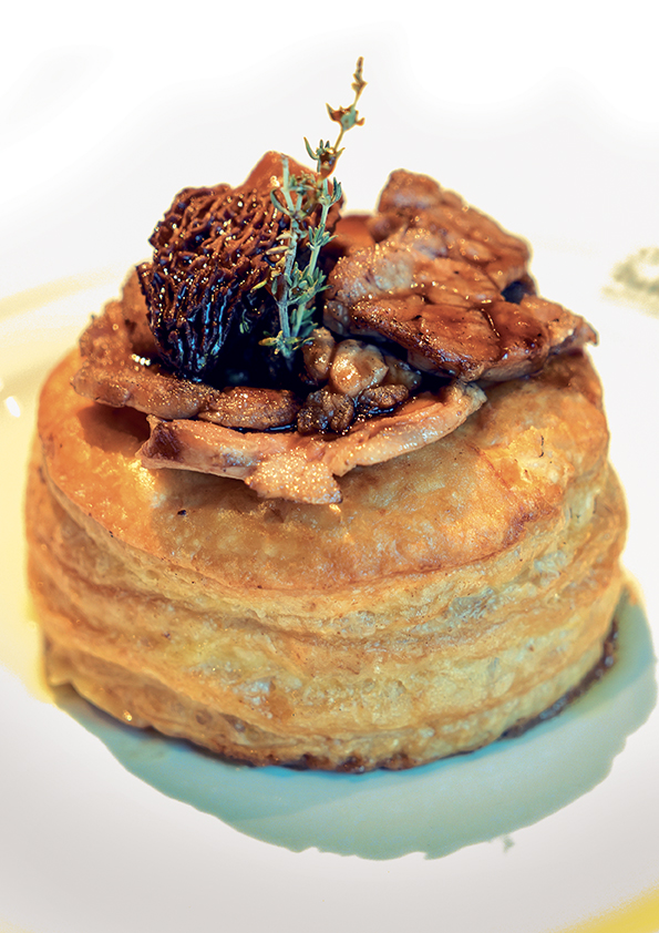 Bouchée de ris de veau aux morilles