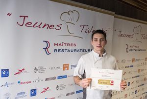 Léo Achille, quatrième finaliste du concours des Jeunes Talents « Maîtres-Restaurateurs »
