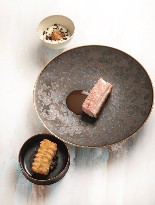 Agneau de lait, salsifis et truffe