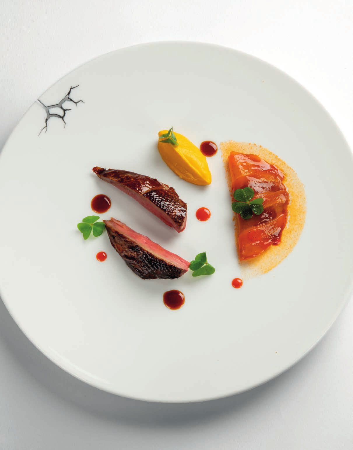Pigeon bressan  à la graine de berce
