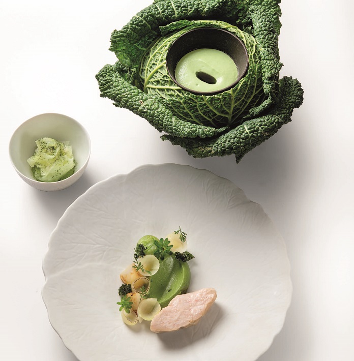 Ris de veau, chou, sauge
