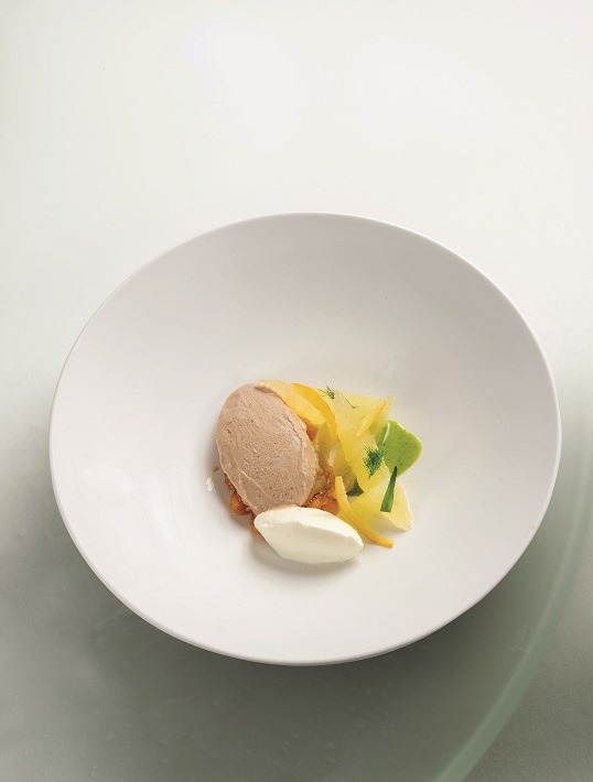 Citron, yaourt, estragon
