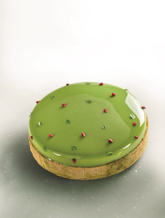Tarte framboise matcha