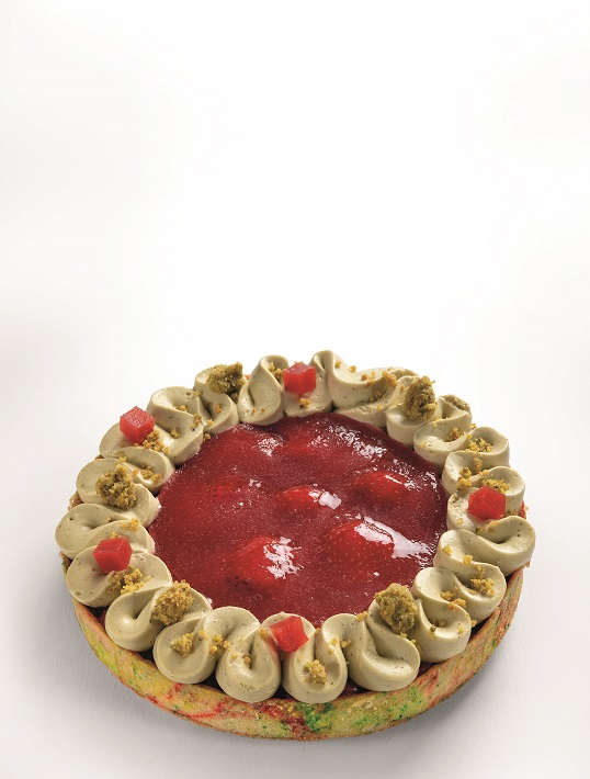 Tarte fraise pistache