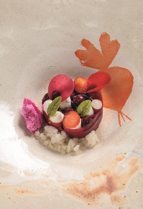 Betterave éphémère et fruits rouges, onctueux vanille et verveine