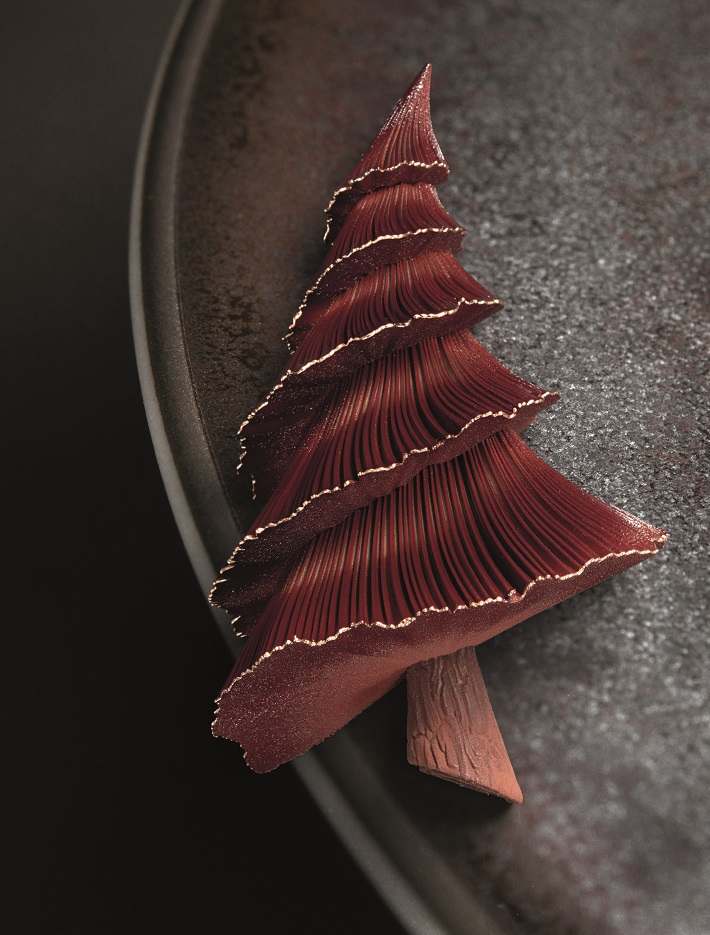 Bûche de noël, chocolat, mélilot