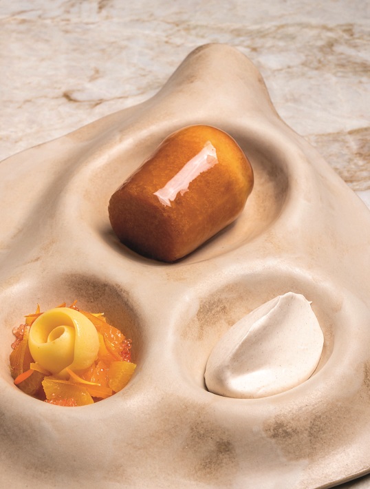 Baba agrumes, cannelle & fleur d’oranger