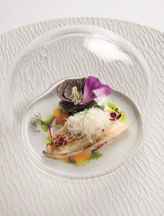 Endive de pleine terre, truffe & vinaigrette façon mousseline