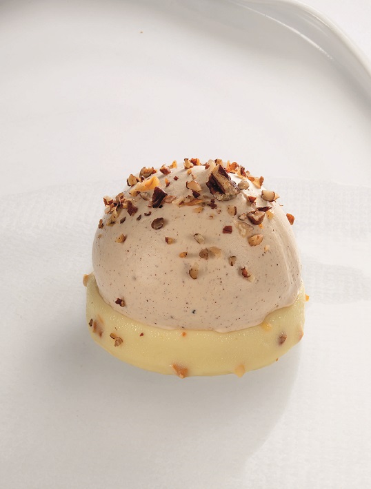 Entremets poire tonka