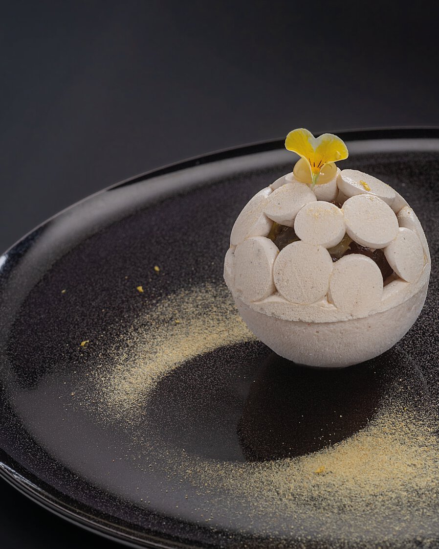 Vacherin mont-blanc yuzu