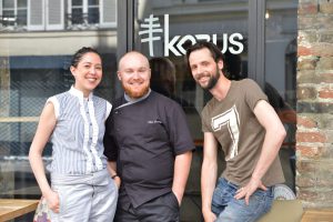 Maxime Elan, nouveau chef du restaurant Korus à Paris