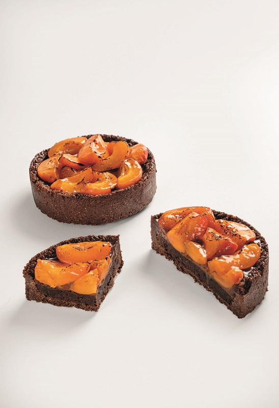 Crumble chocolat abricot